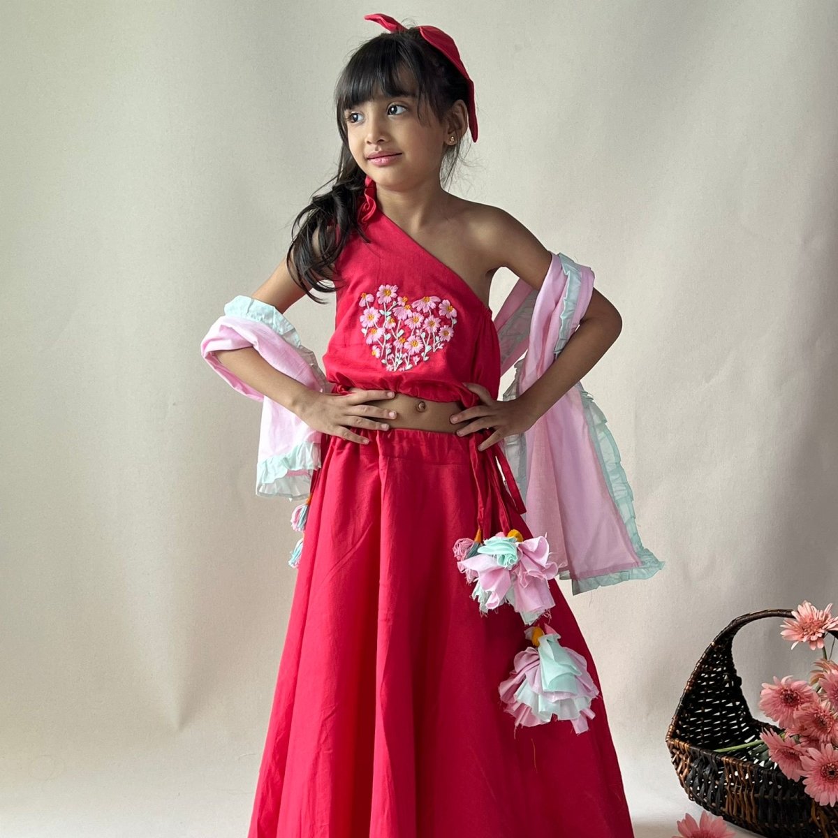 ArthLife Raspberry Pink Lehnga Set