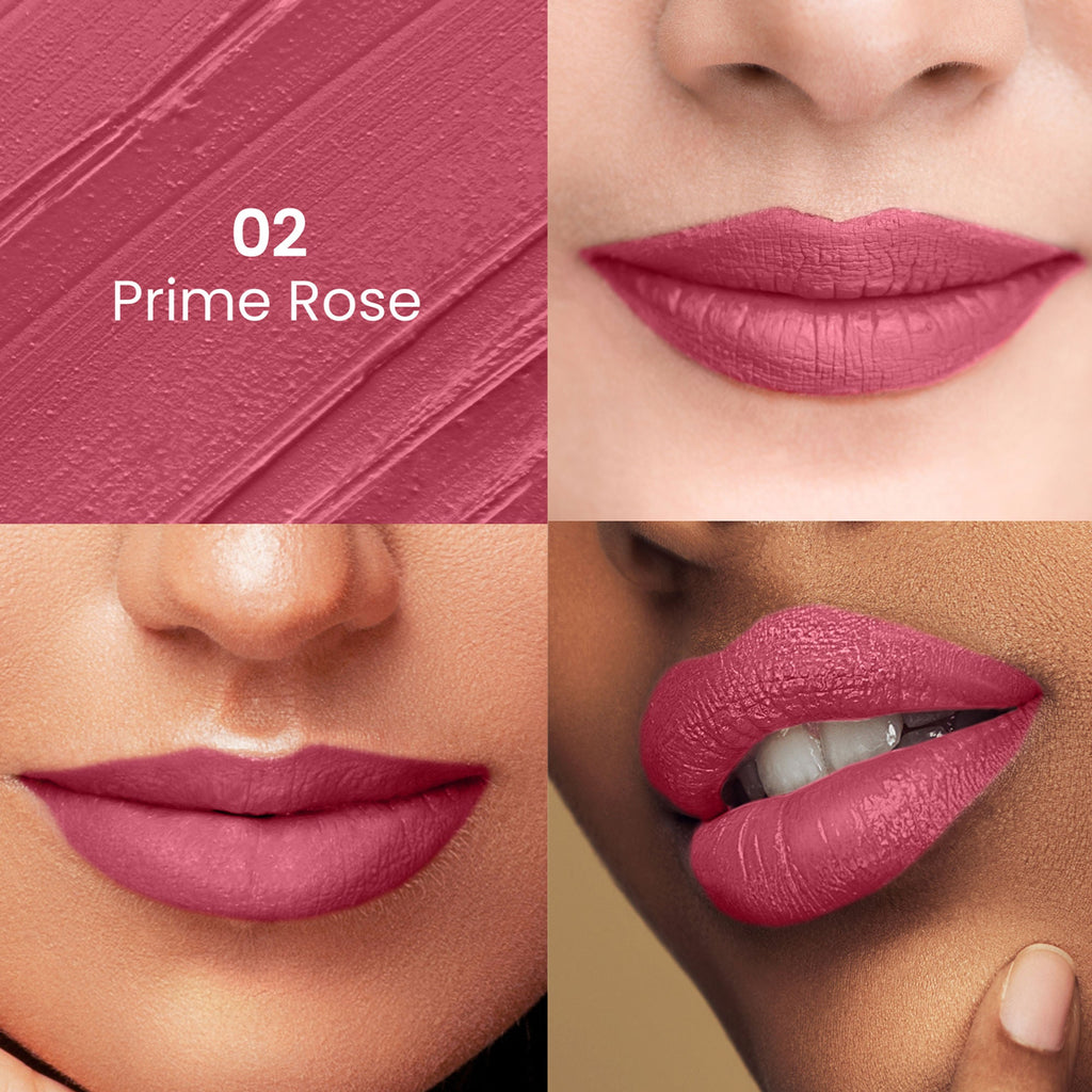 Swiss Beauty Satin Comfort Smooth Glide, Highly Pigmented , Ultra Hydrating Lipstick - 2 Prime Rose - Distacart