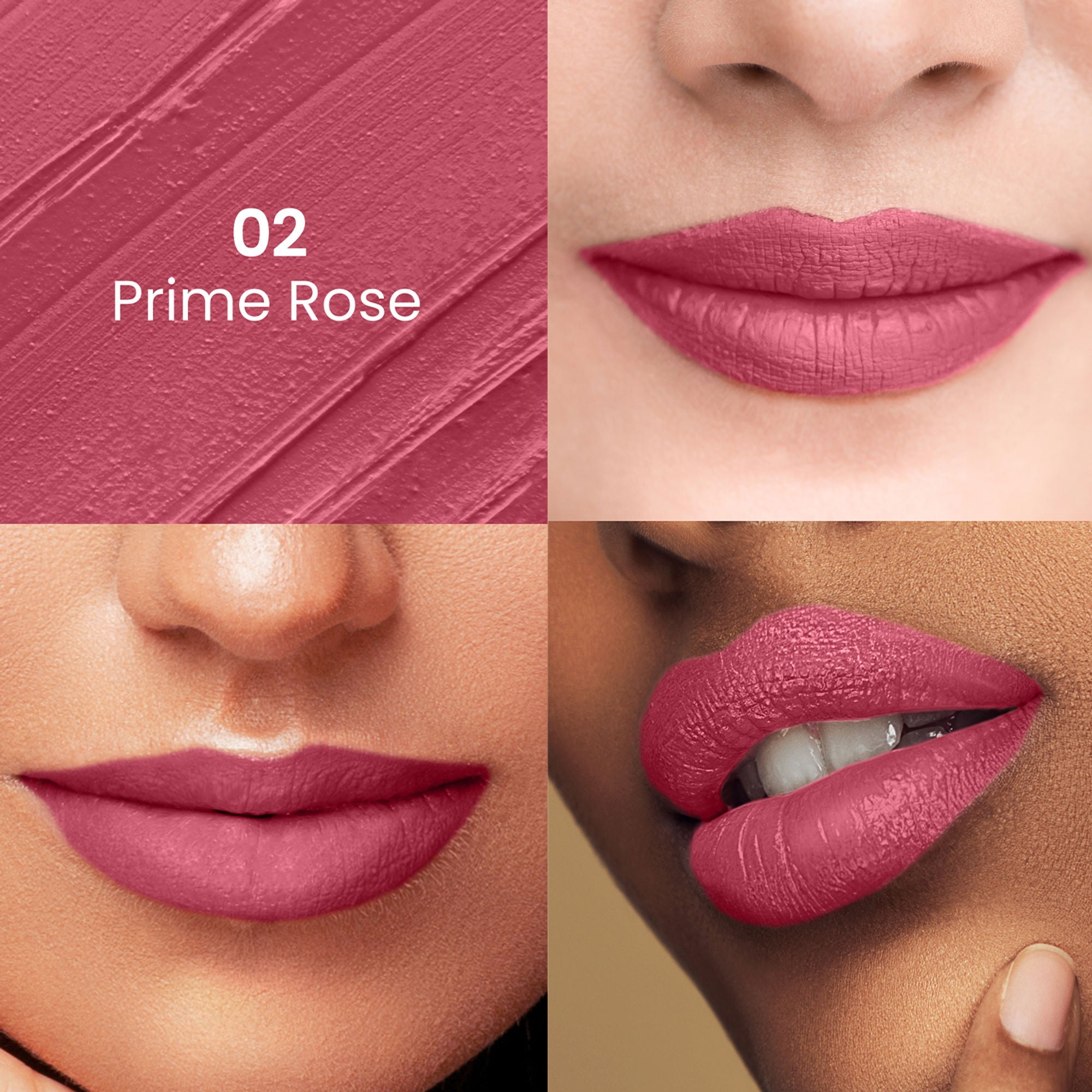 Swiss Beauty Satin Comfort Smooth Glide, Highly Pigmented , Ultra Hydrating Lipstick - 2 Prime Rose - Distacart