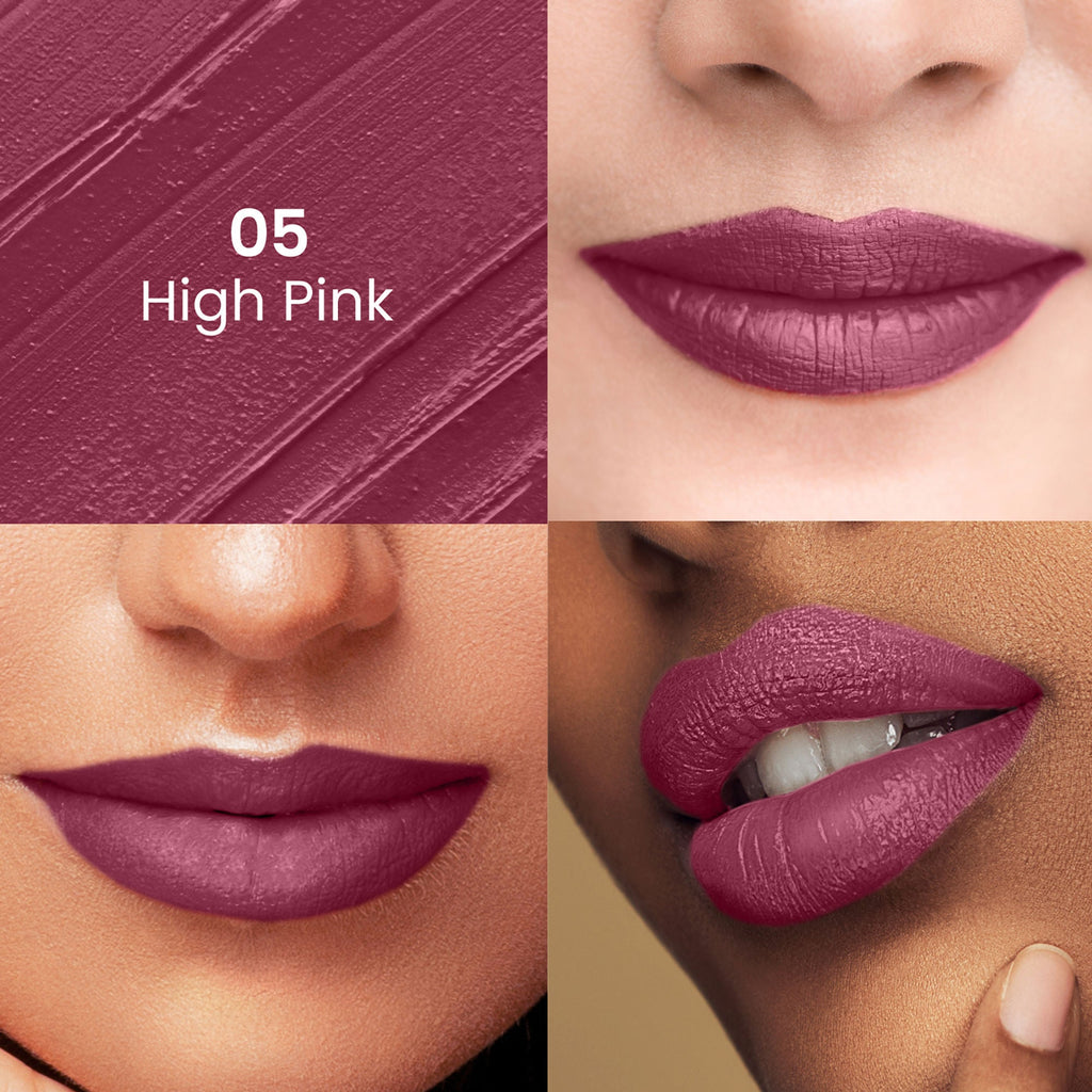 Swiss Beauty Satin Comfort Smooth Glide, Highly Pigmented , Ultra Hydrating Lipstick - 5 Vintage Pink - Distacart
