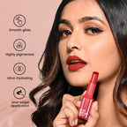 Swiss Beauty Satin Comfort Smooth Glide, Highly Pigmented , Ultra Hydrating Lipstick - 14 My Raspberry - Distacart