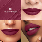 Swiss Beauty Satin Comfort Smooth Glide, Highly Pigmented , Ultra Hydrating Lipstick - 18 Rouge Red - Distacart