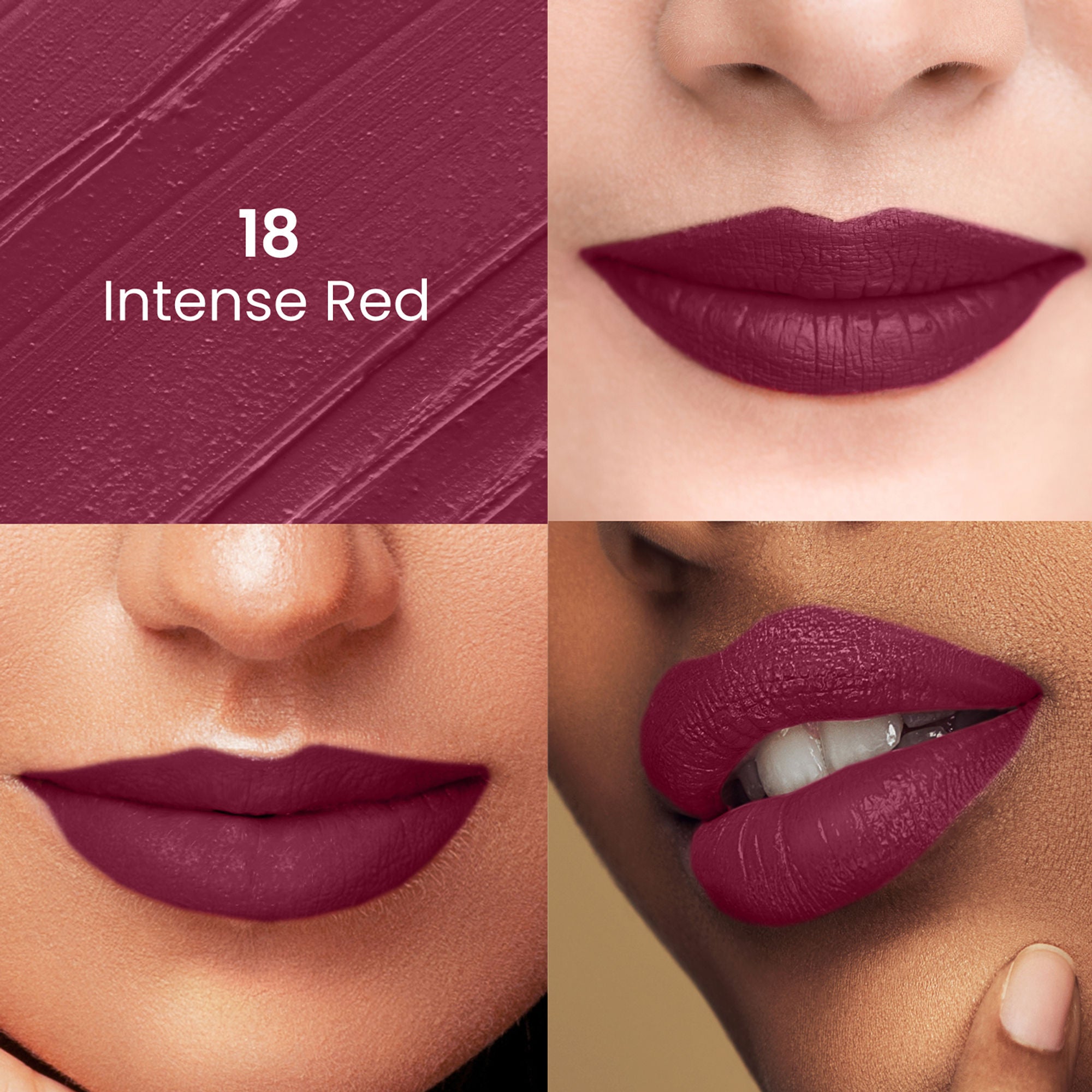 Swiss Beauty Satin Comfort Smooth Glide, Highly Pigmented , Ultra Hydrating Lipstick - 18 Rouge Red - Distacart
