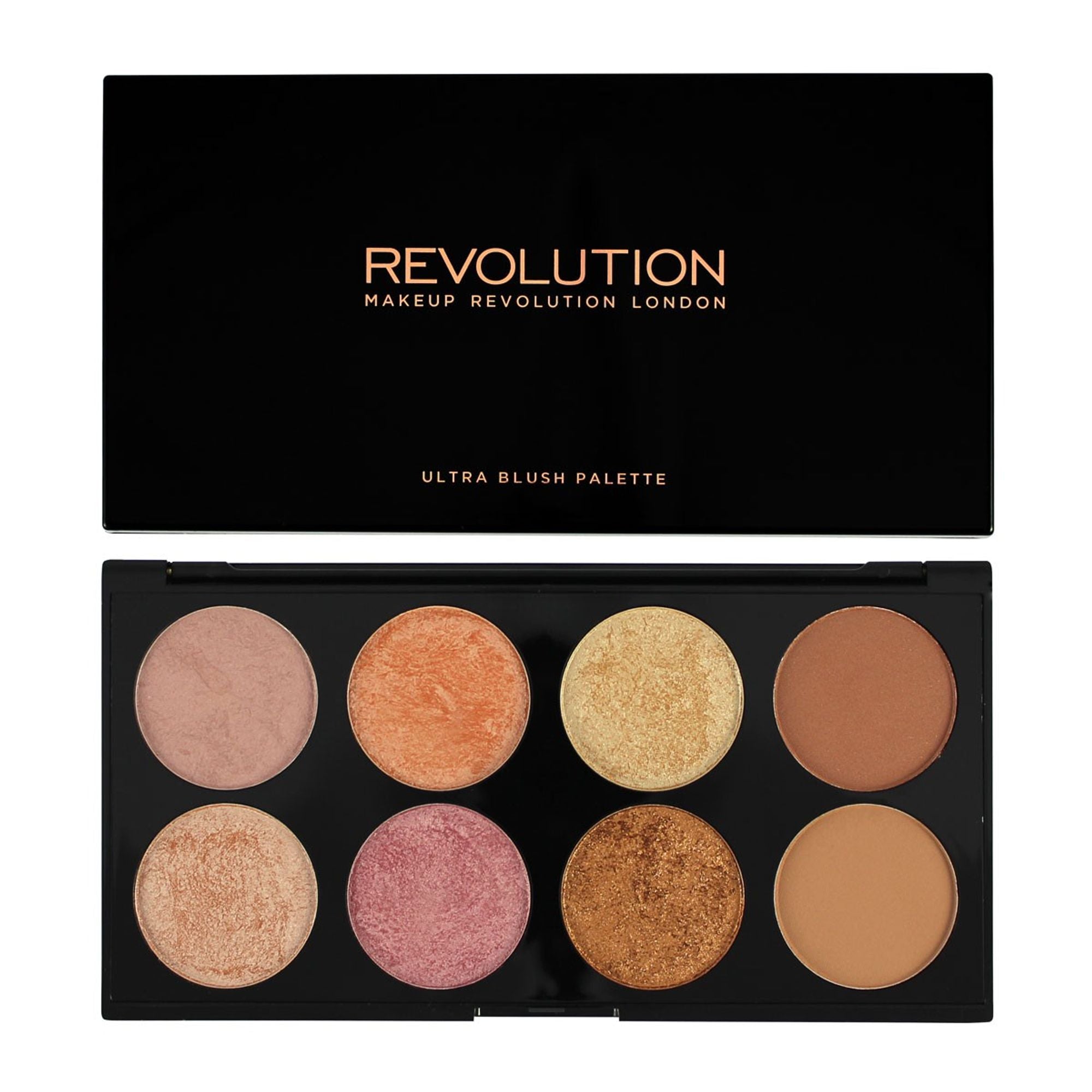 Makeup Revolution Golden Sugar 2 Rose Gold Ultra Professional Blush Palette - Distacart