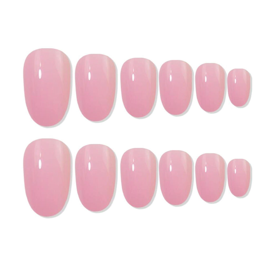 shills professional reusable press on nails oval spn548