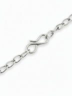 NVR Women Oxidised Silver Beaded Necklace