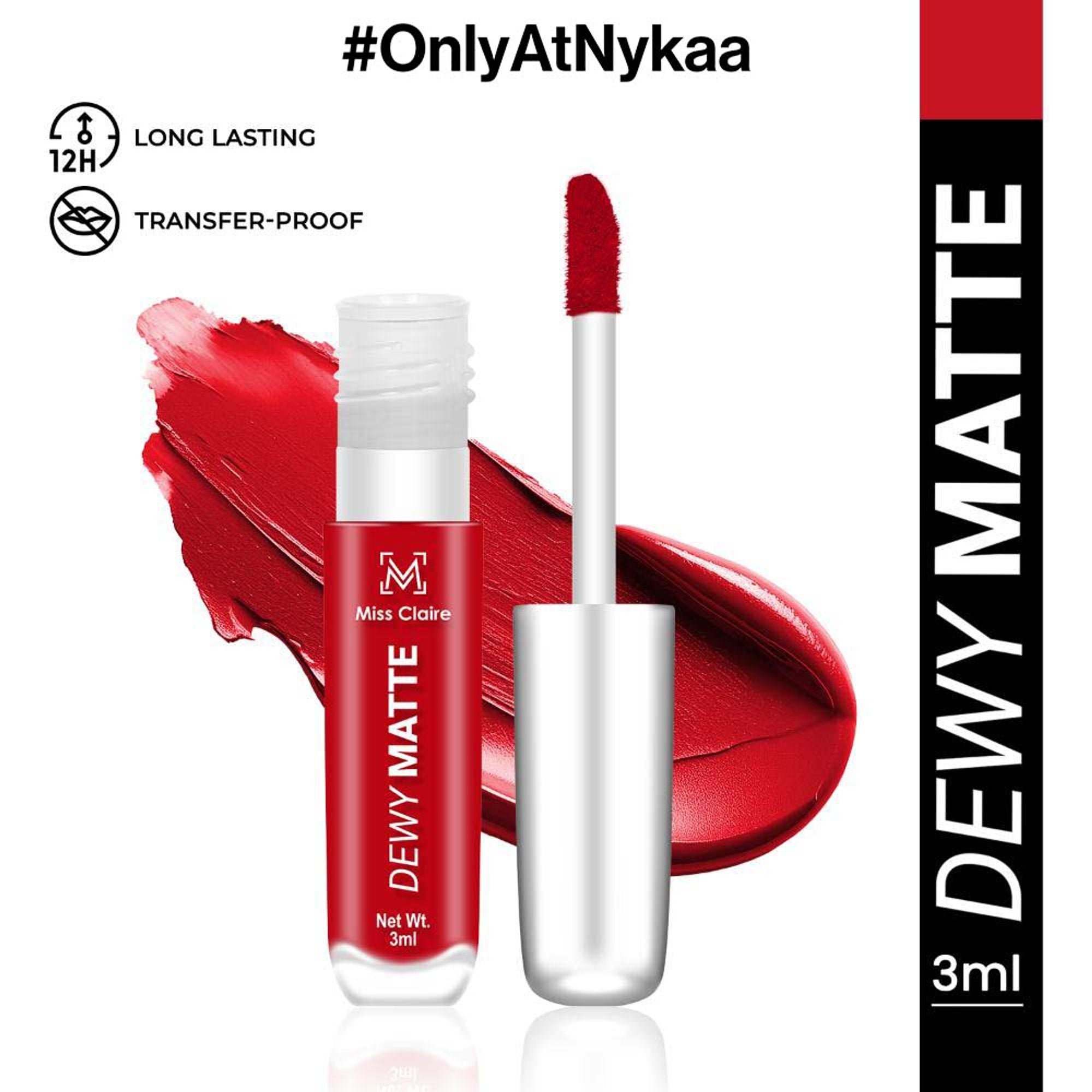 Miss Claire Dewy Matte Lip Color - 03 Firefighter