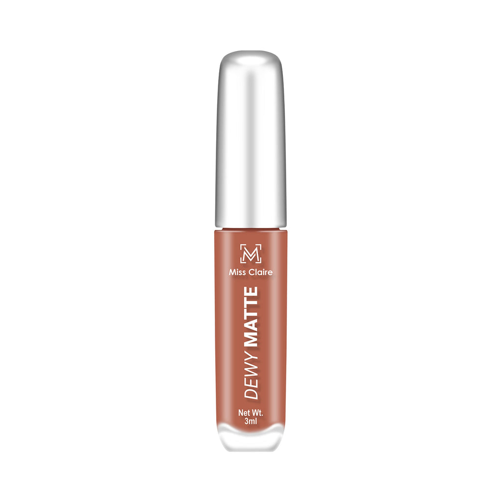 Miss Claire Dewy Matte Lip Color - 08 Moonlit Mocha - Distacart
