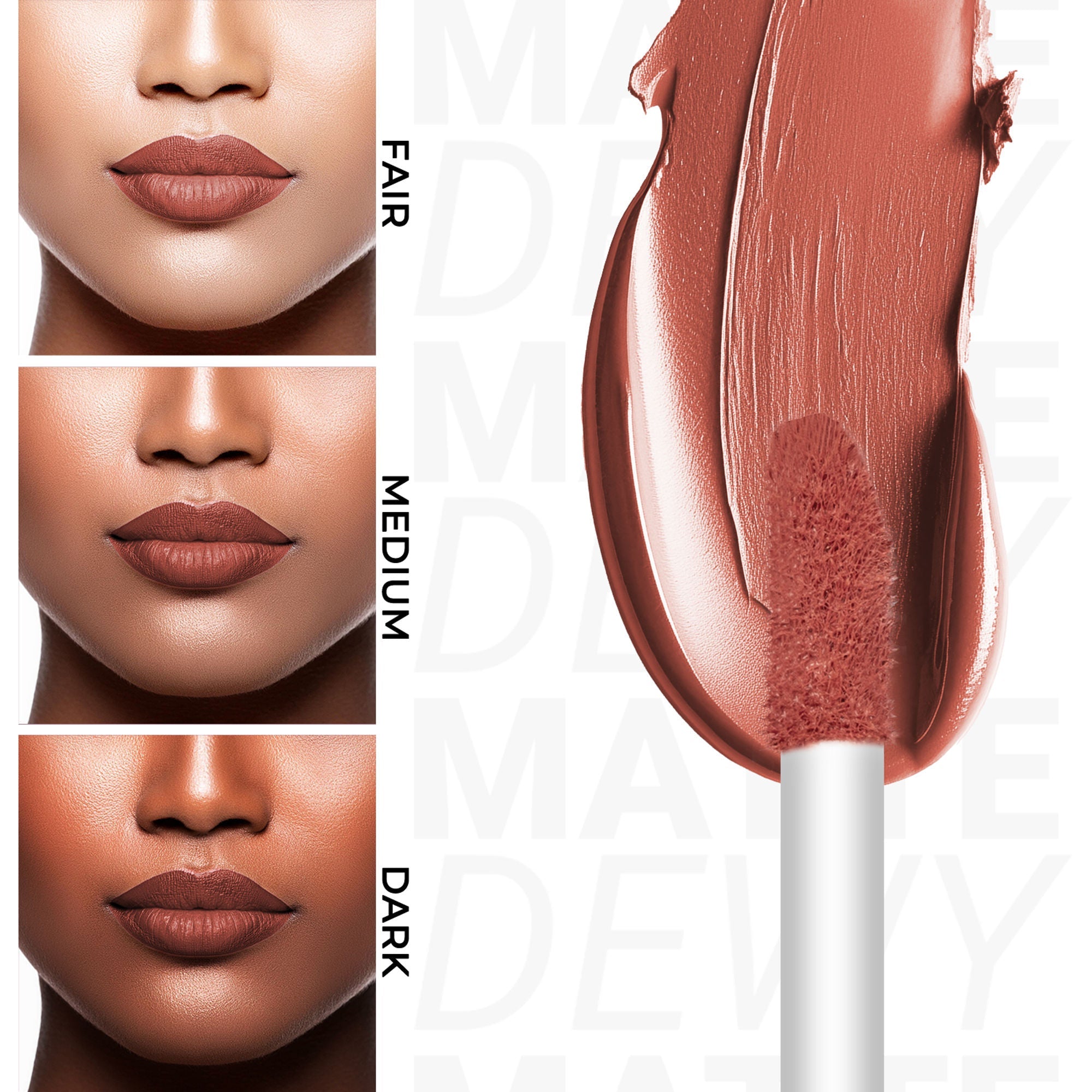 Miss Claire Dewy Matte Lip Color - 12 Caramel Crush - Distacart