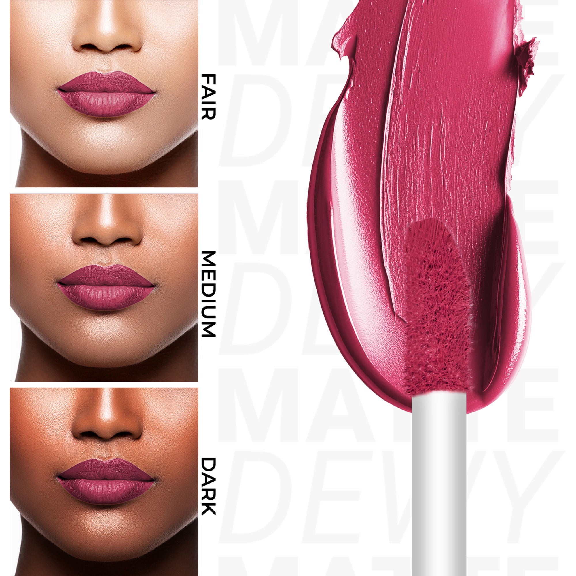 Miss Claire Dewy Matte Lip Color - 17 Rosetta - Distacart