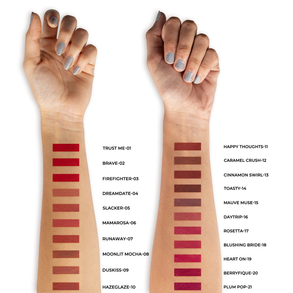 Miss Claire Dewy Matte Lip Color - 17 Rosetta - Distacart