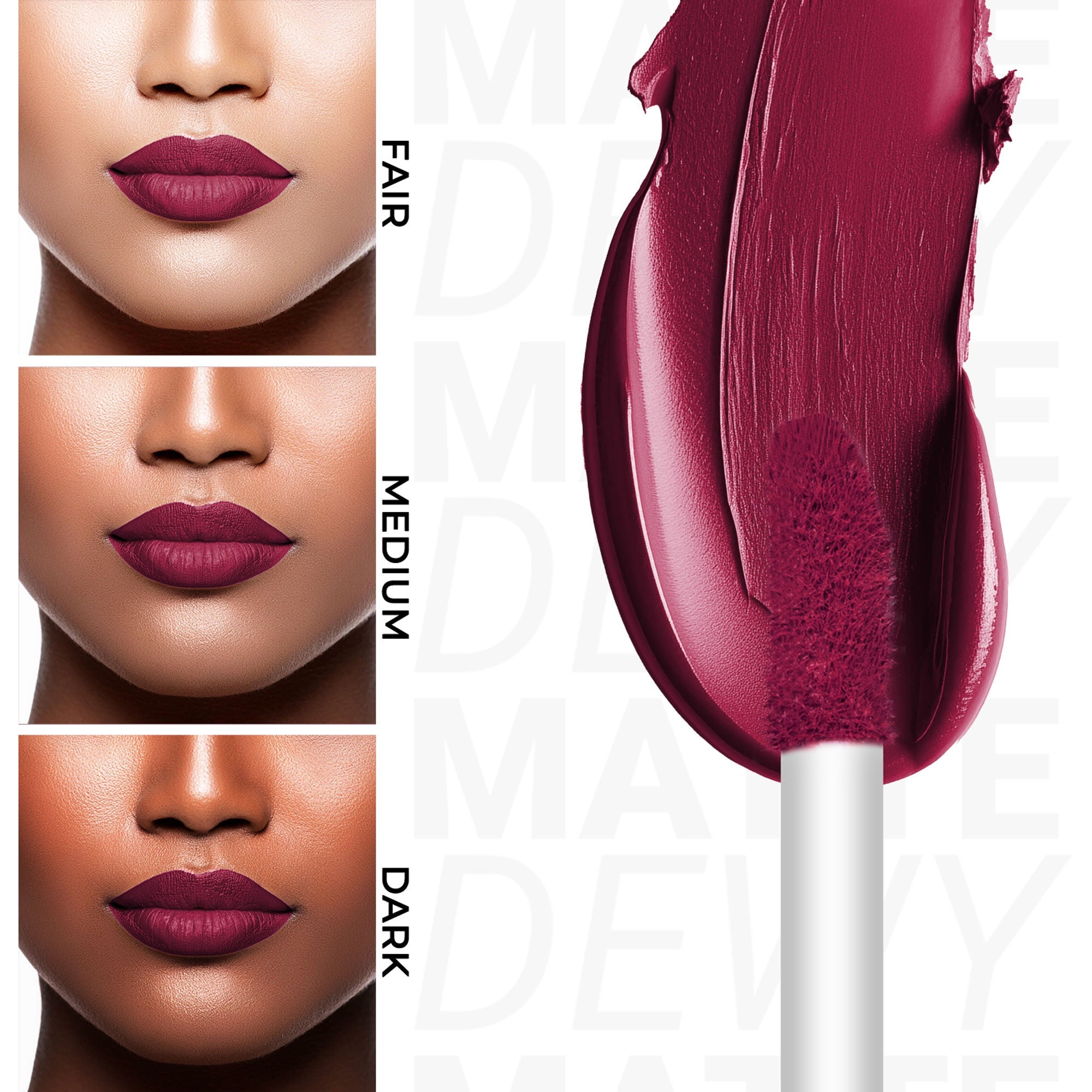 Miss Claire Dewy Matte Lip Color - 20 Berryfique - Distacart