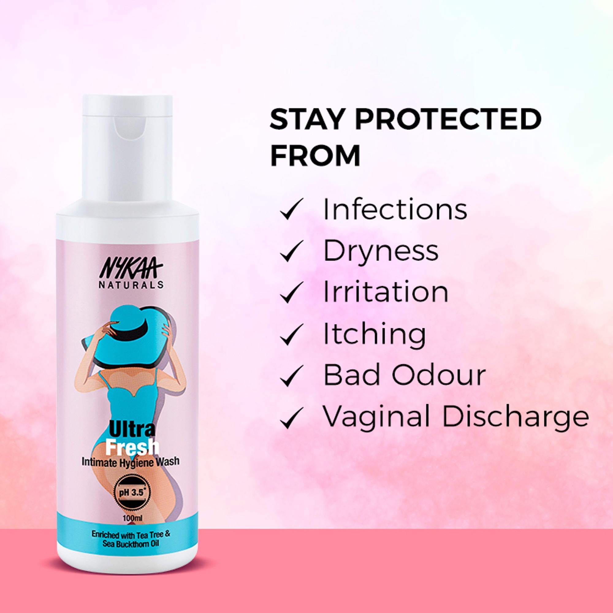 Nykaa Naturals Ultra Fresh Intimate Hygiene Wash PH 3.5 For Women