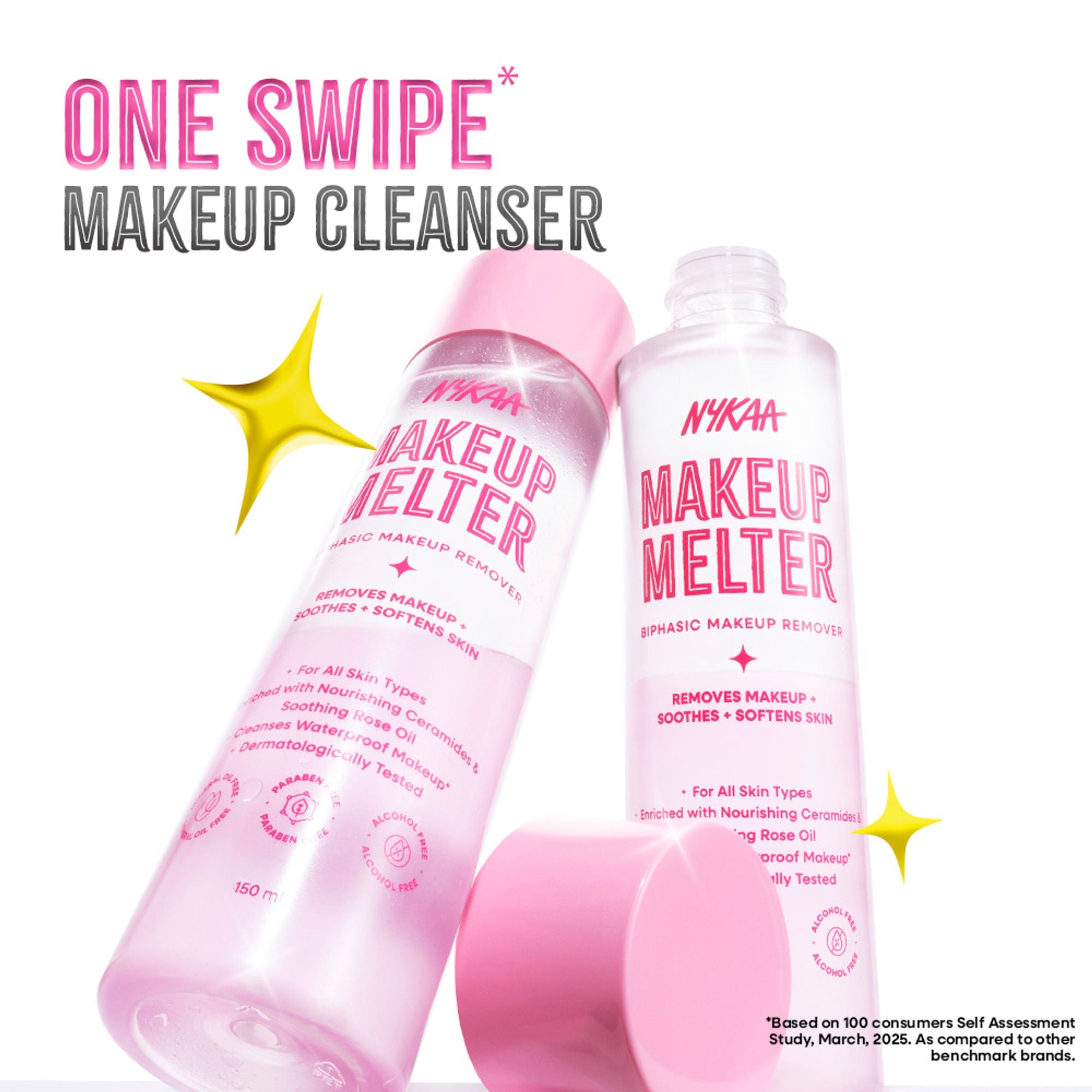 Nykaa Makeup Melter Oil-Infused Cleansing Water & Biphasic Makeup Remover