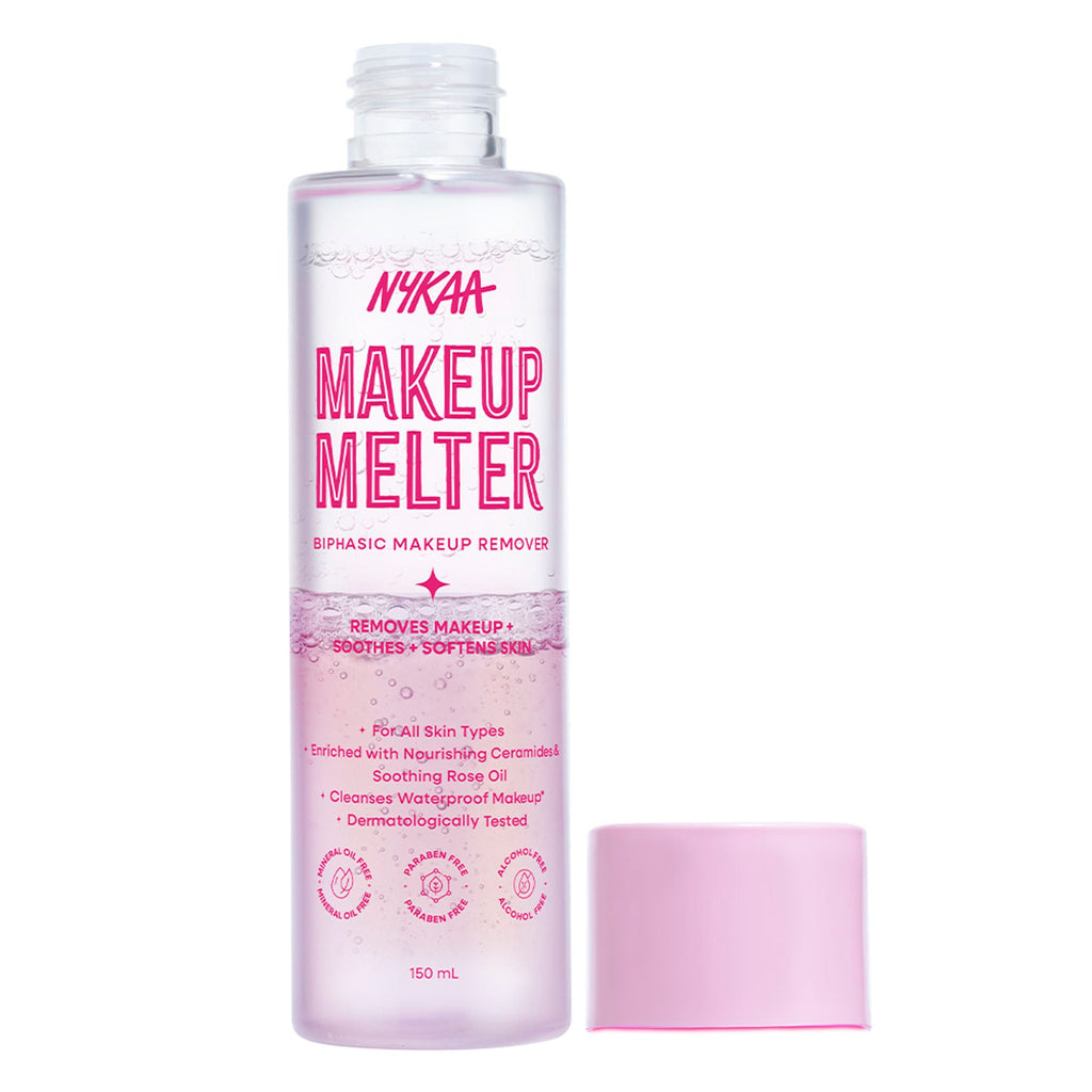 Nykaa Makeup Melter Oil-Infused Cleansing Water & Biphasic Makeup Remover