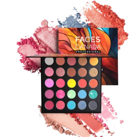 Faces Canada Professional 25-in-1 Eyeshadow Palette Flamboyant