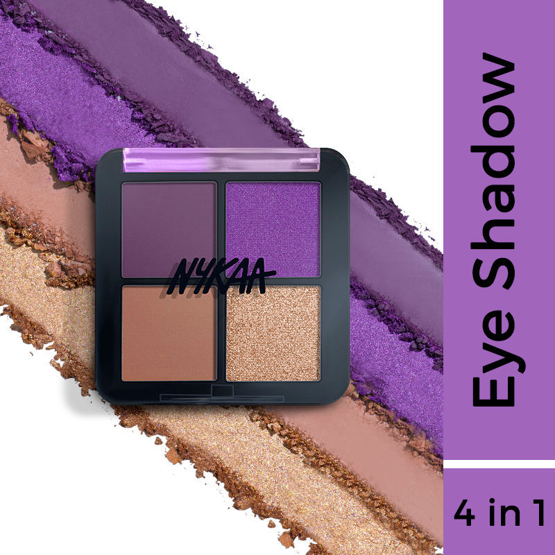 Nykaa Cosmetics Eyes On Me! 4 In 1 Quad Eyeshadow Palette