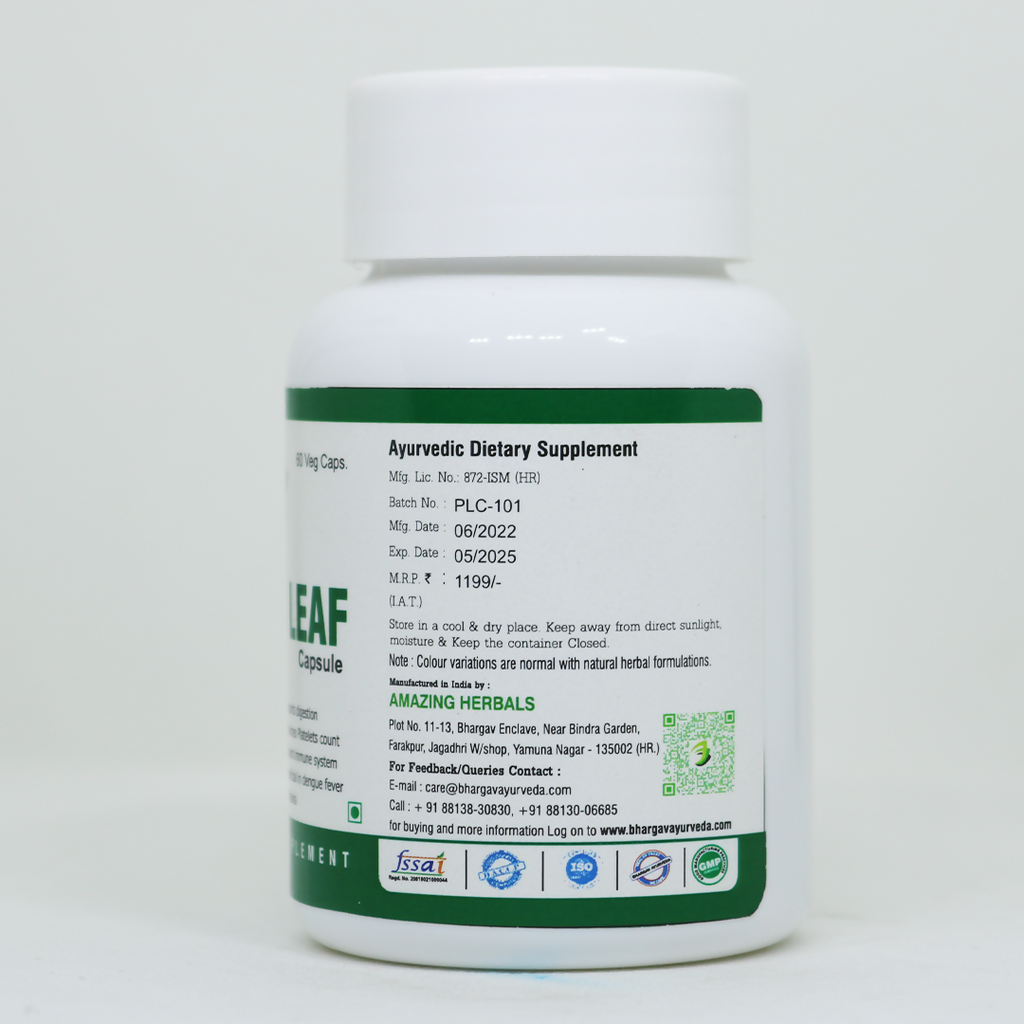 Dr.Bhargavs Papaya Leaf Capsules
