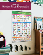 Jumbo Marathi Numbers and Alphabets Mulakshare Early Learning hanging Chart for Kids - Distacart