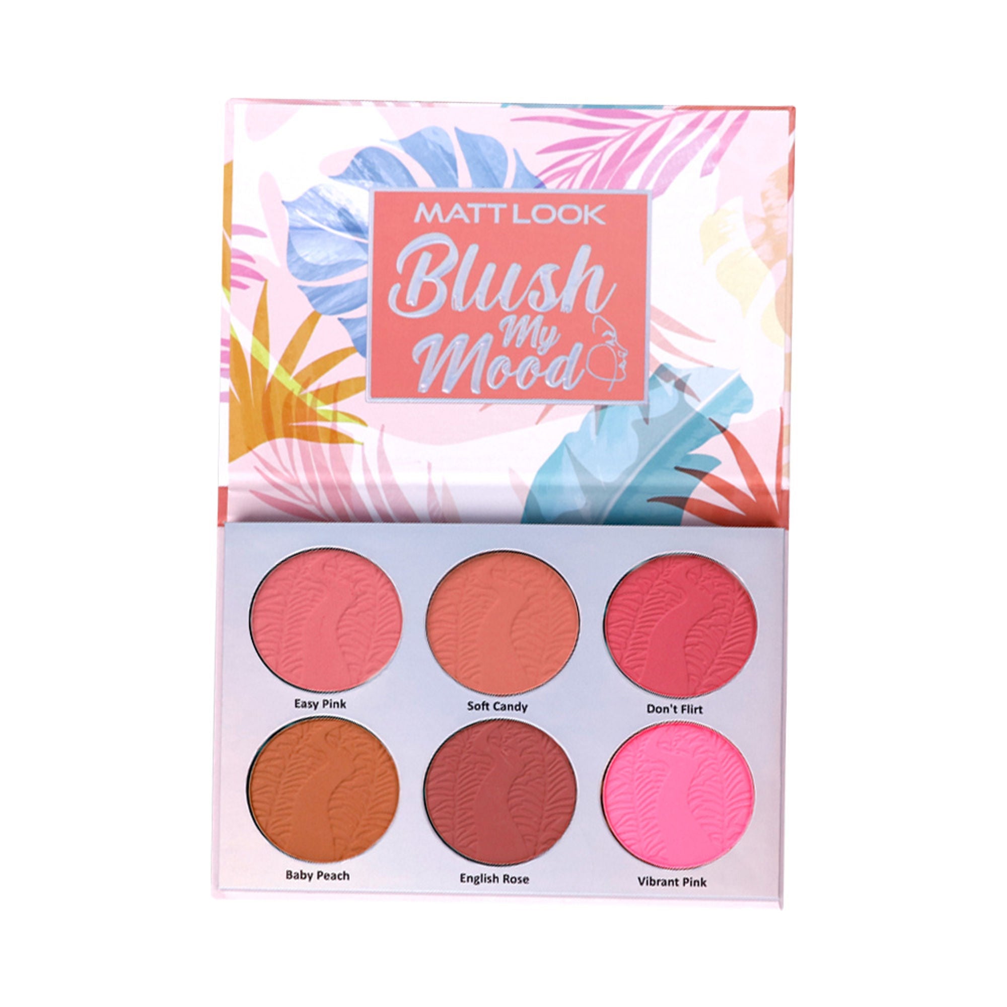 Matt Look Blush My Mood Highly Pigmented Blusher Palette - 01 Made In Heaven