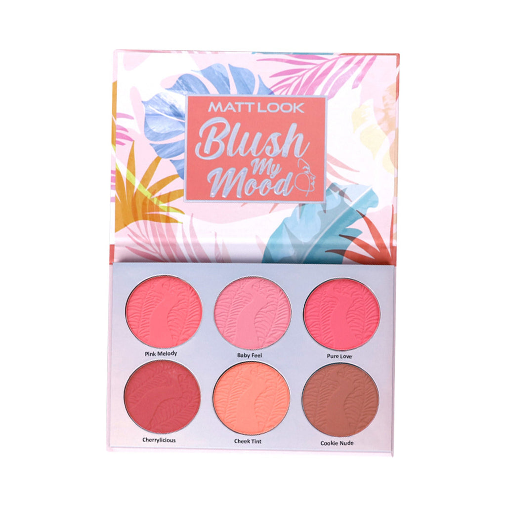 Matt Look Blush My Mood Highly Pigmented Blusher Palette - 02 Beautiful Inside Out