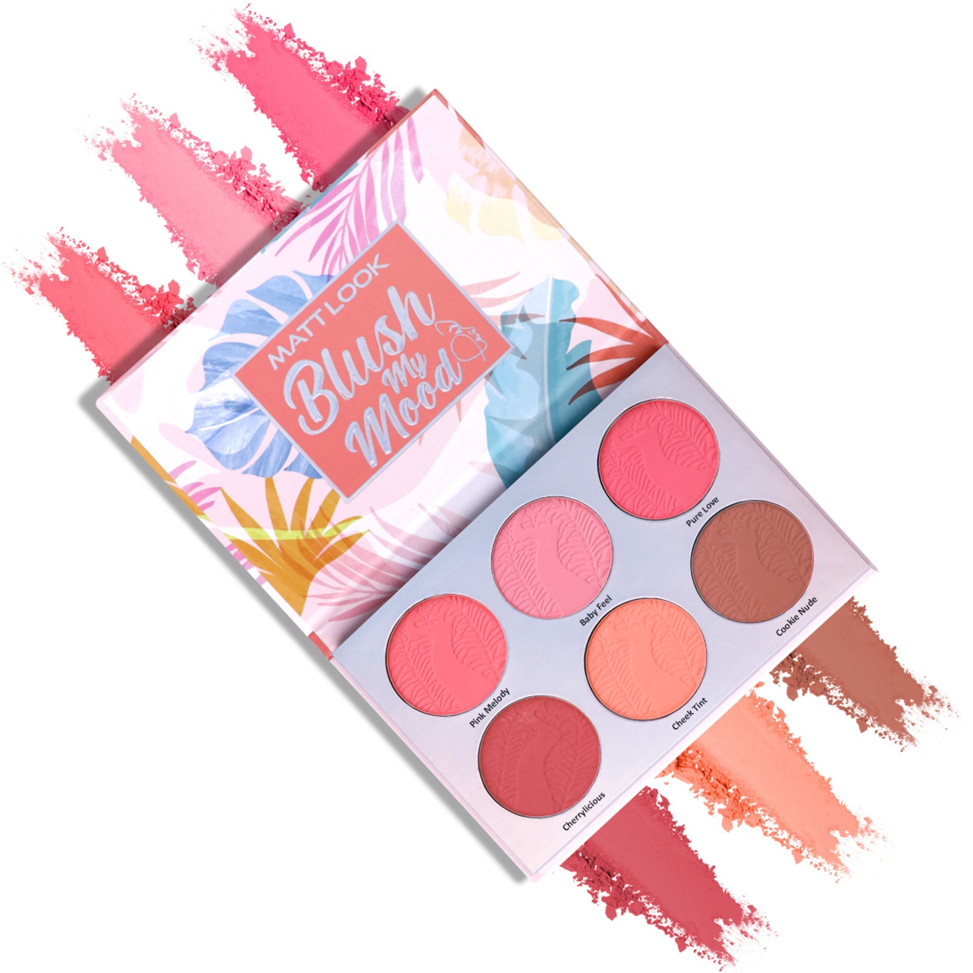 Matt Look Blush My Mood Highly Pigmented Blusher Palette - 02 Beautiful Inside Out