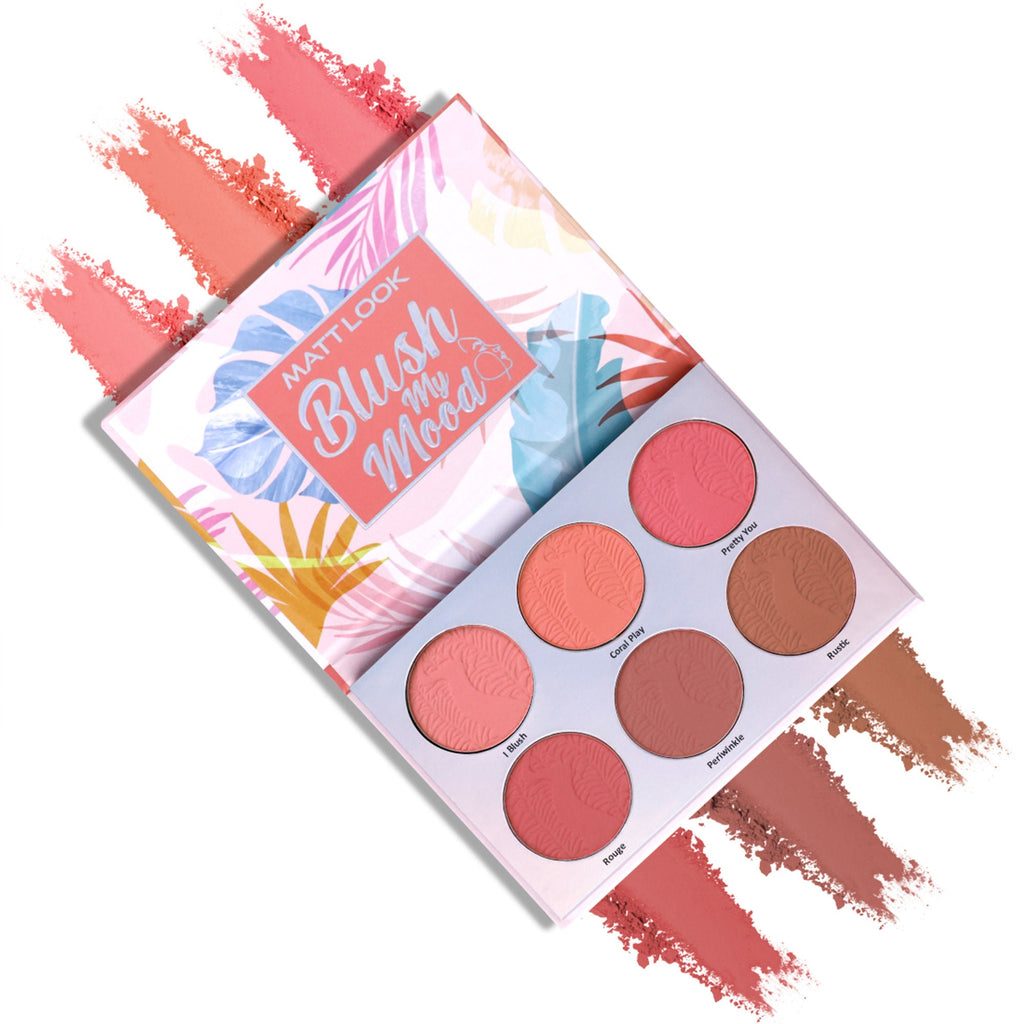 Matt Look Blush My Mood Highly Pigmented Blusher Palette - 03 Thats My Style