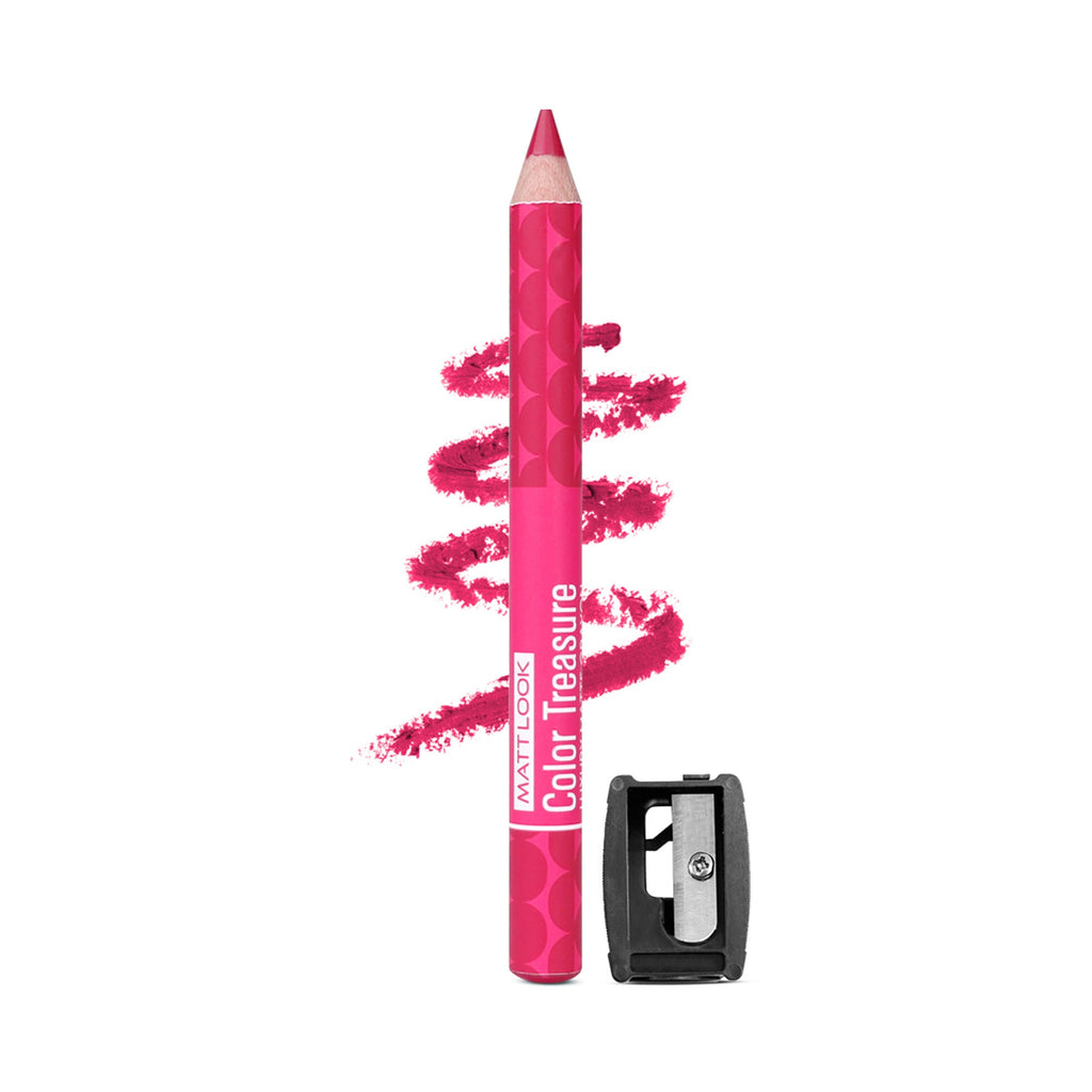 Matt Look Color Treasure Luxury Matte Lip Pencil Crayon - 08 Magenta Flash