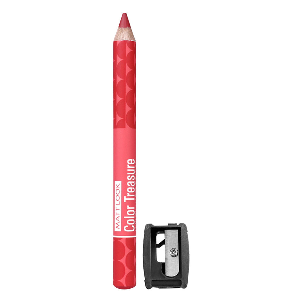 Matt Look Color Treasure Luxury Matte Lip Pencil Crayon - 10 Rose Ritual - Distacart
