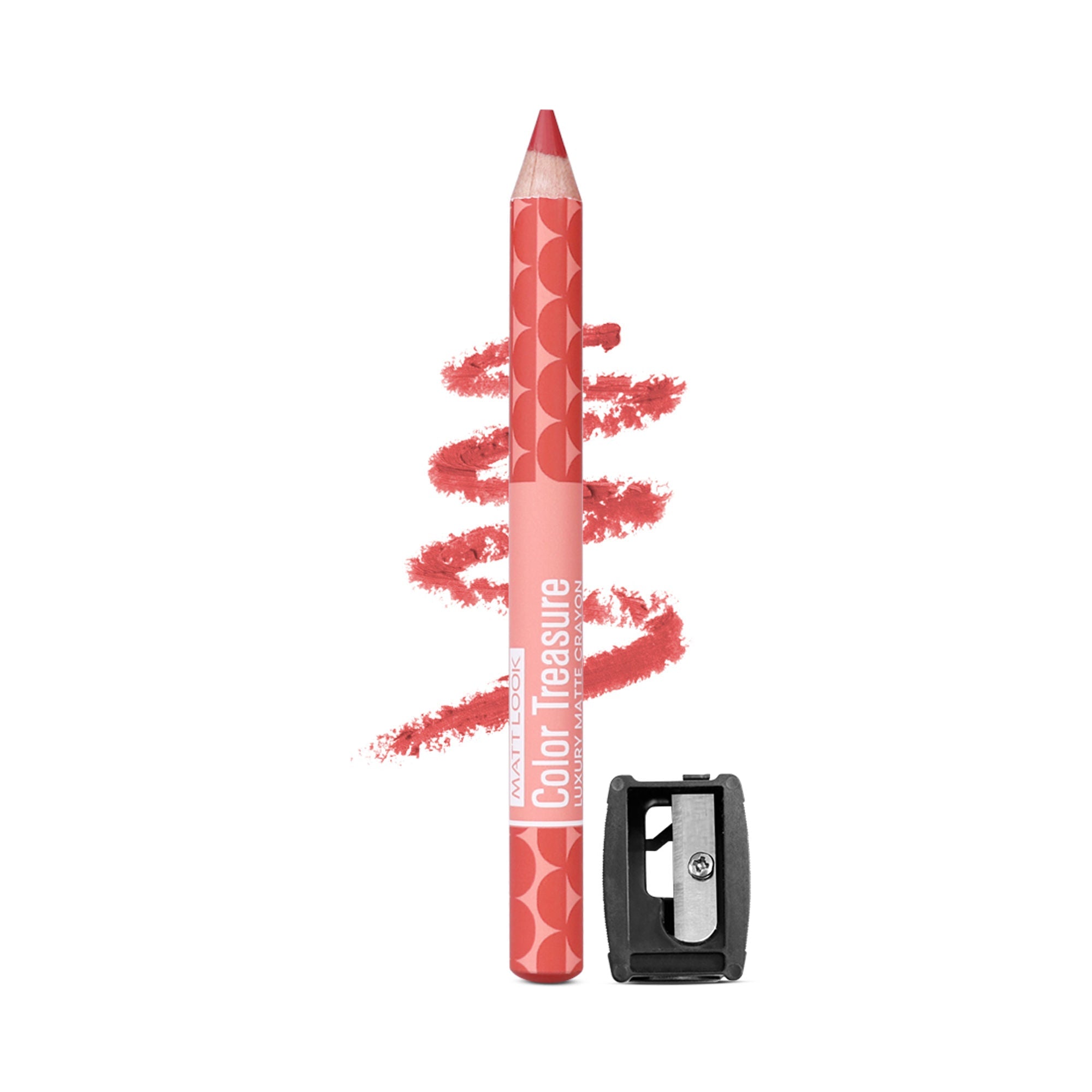 Matt Look Color Treasure Luxury Matte Lip Pencil Crayon - 13 Candy Peach