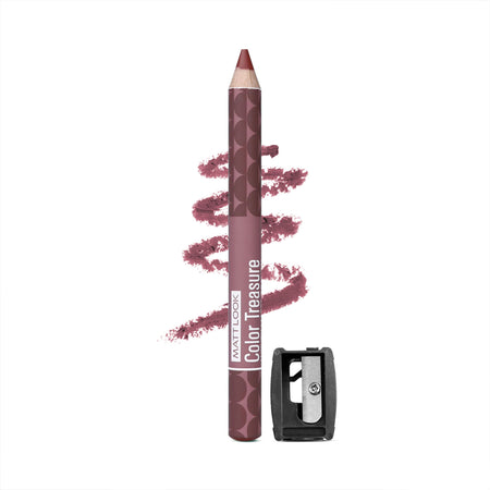 Matt Look Color Treasure Luxury Matte Lip Pencil Crayon - 15 Glazed Mauve