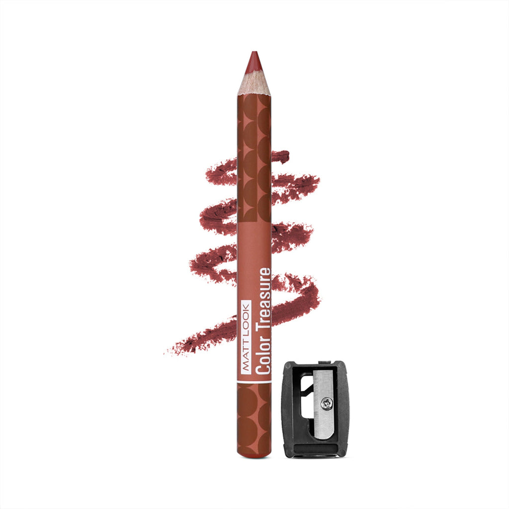 Matt Look Color Treasure Luxury Matte Lip Pencil Crayon - 16 Clay Crush