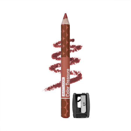 Matt Look Color Treasure Luxury Matte Lip Pencil Crayon - 16 Clay Crush