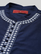 House of Pataudi Men Jashn Embroidered Mirror Work Kurta