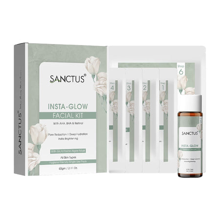 SANCTUS Instant Glow 6 in 1 Facial Kit