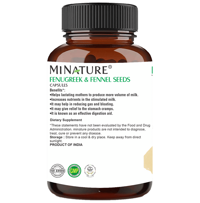 Minature Fenugreek & Fennel Seeds Capsules
