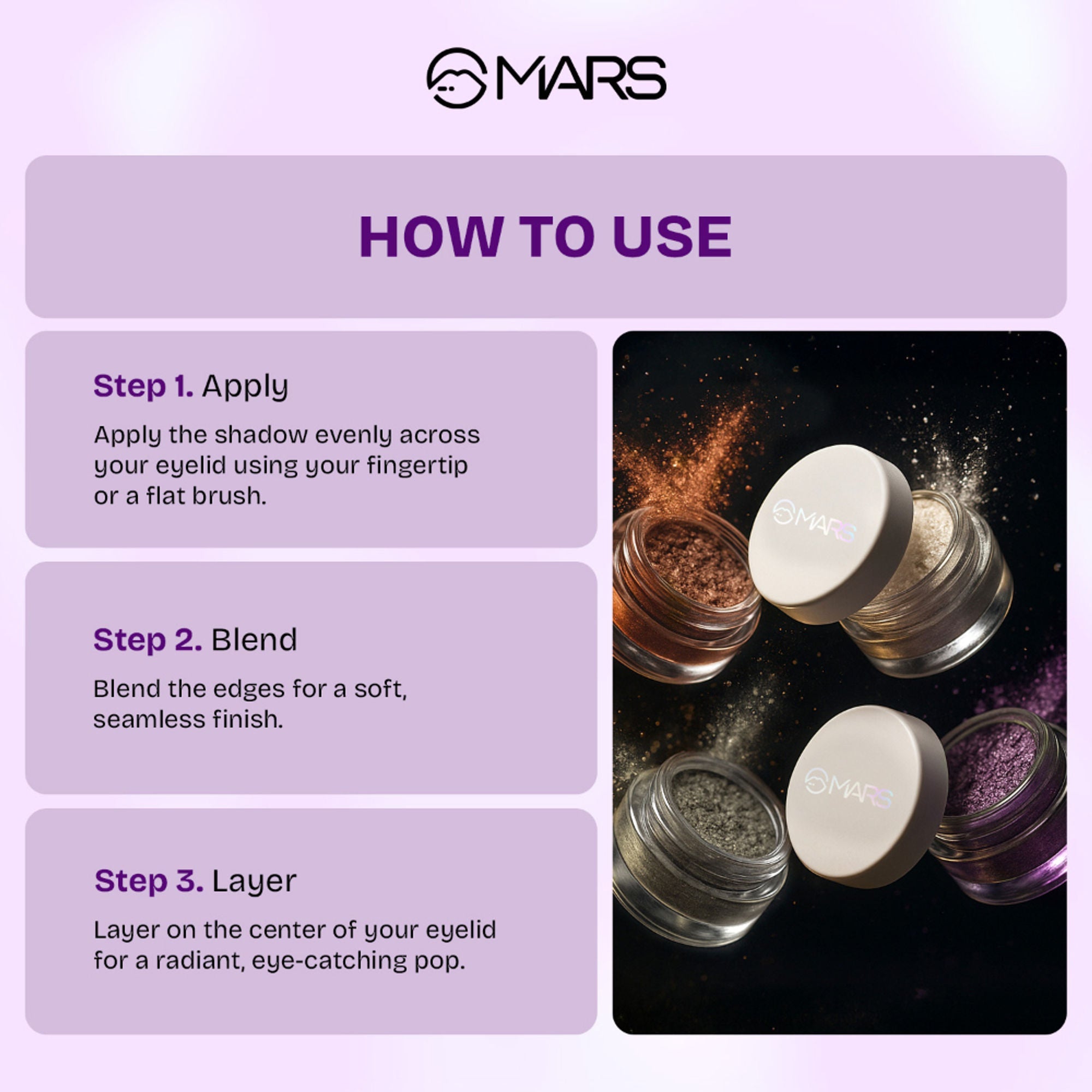MARS Cosmetics Starlit Pot Eyeshadow - 02