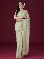 kasee Embellished Sequinned Saree - Distacart