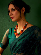 Sangria Embroidered Sarees - Distacart