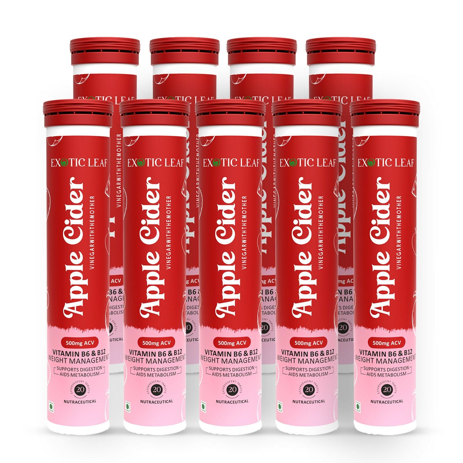 Exotic Leaf Apple Cider Vinegar Tablets - Distacart
