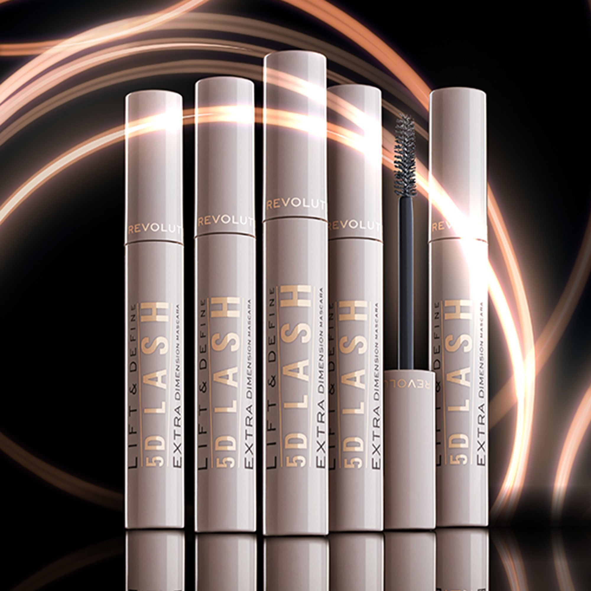 Makeup Revolution 5d Lash Super Black Mascara - Distacart