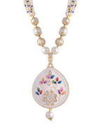 VOJ Women White Color stainless steel Jewellery Set - Distacart