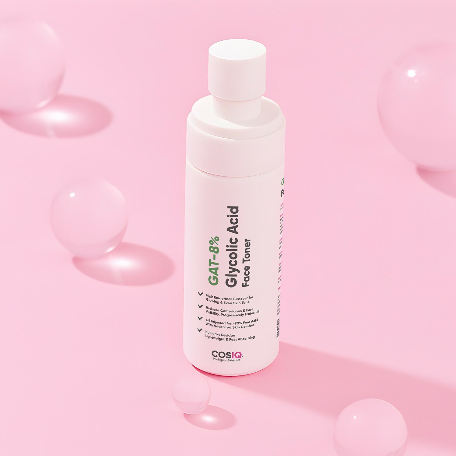 Cos-IQ GAT-8% Glycolic Acid Face Toner