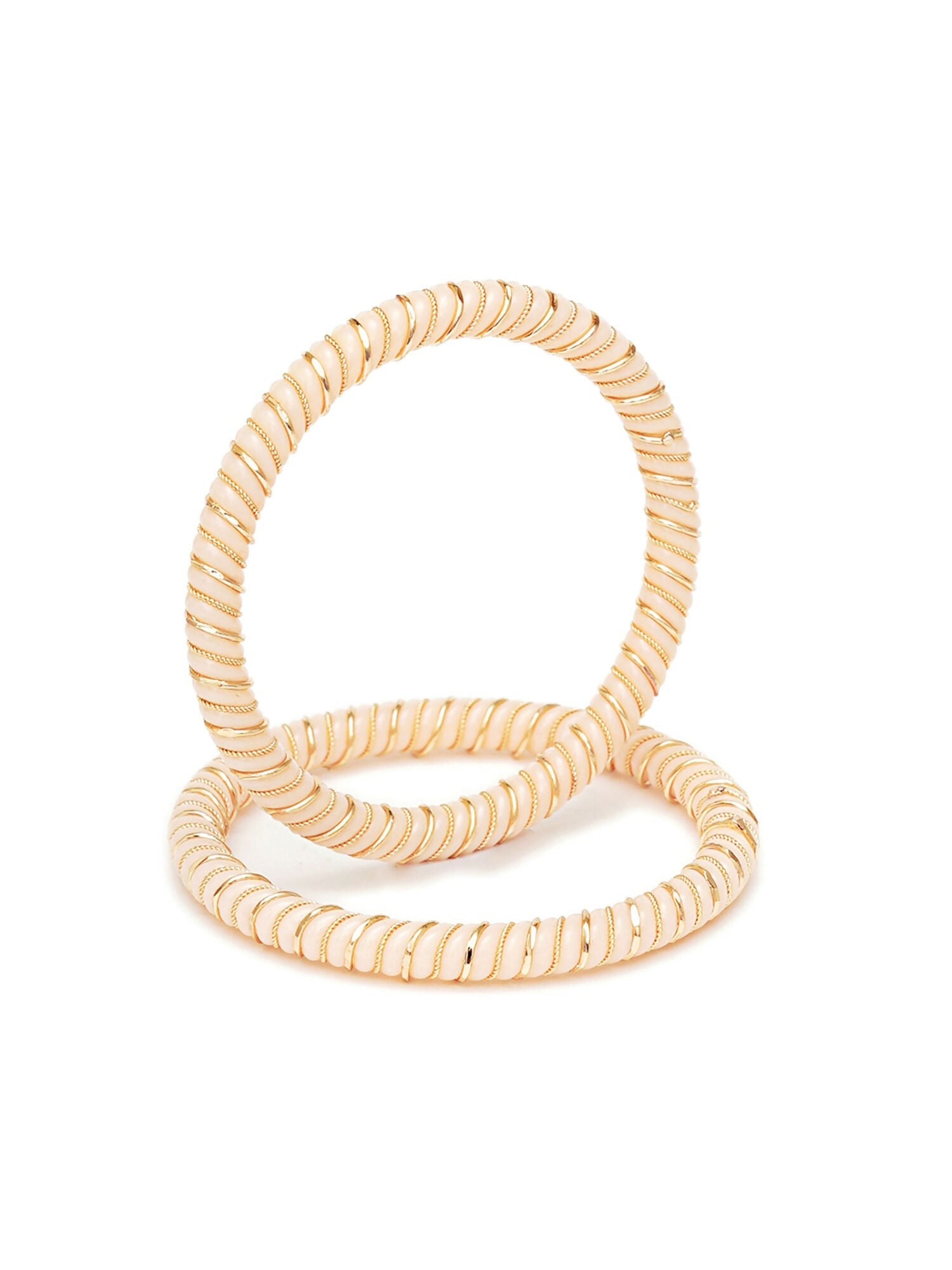 Golden Bangles (Gold) - Ruby Raang - Distacart