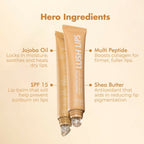 Conscious Chemist Peptide Lip Balm, Lush Lips with SPF15 - Vanilla Creme