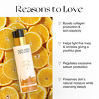 Nourish Mantra Vitamin C Glow Face Wash with Vitamin C, Aloe Vera, & Vitamin E