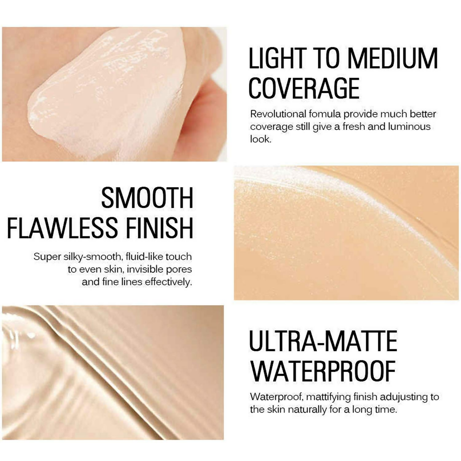 CVB C17 Hd High Definition Full Coverage Foundation Shades 04