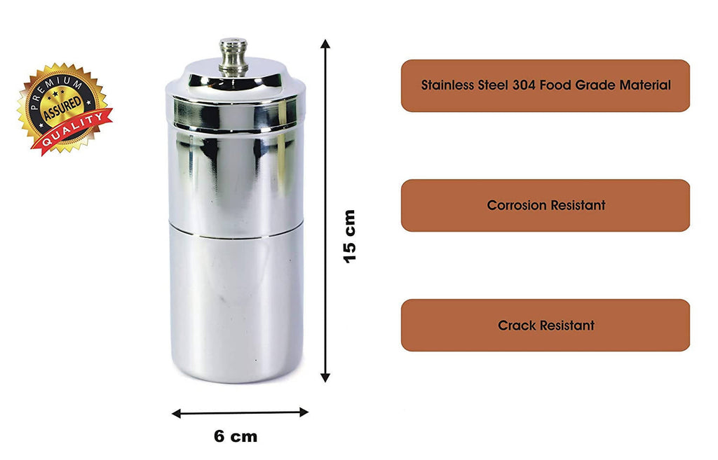 Pajaka South Indian Coffee Filter Stainless Steel Non-Electric Machine Small Size
