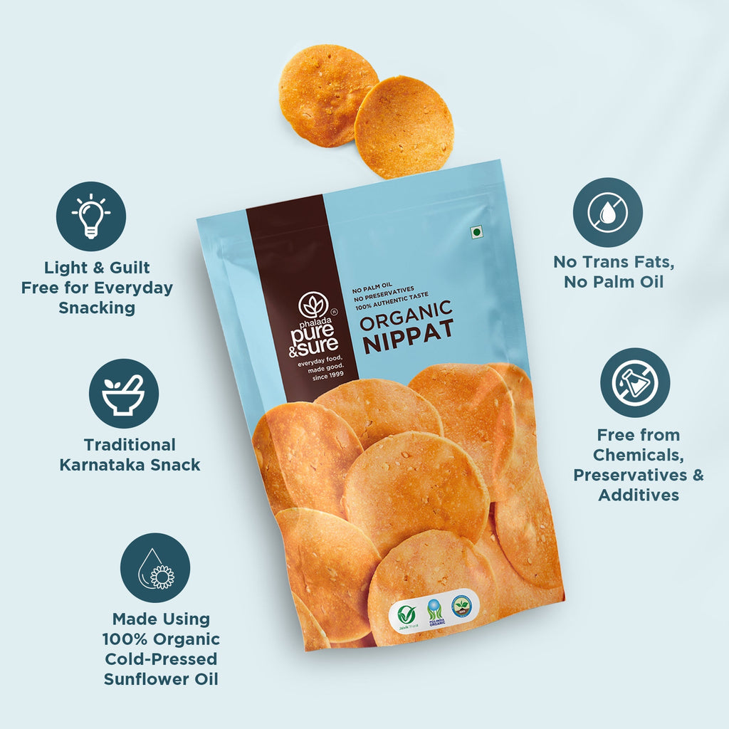 Pure & Sure Organic Nippat - Distacart