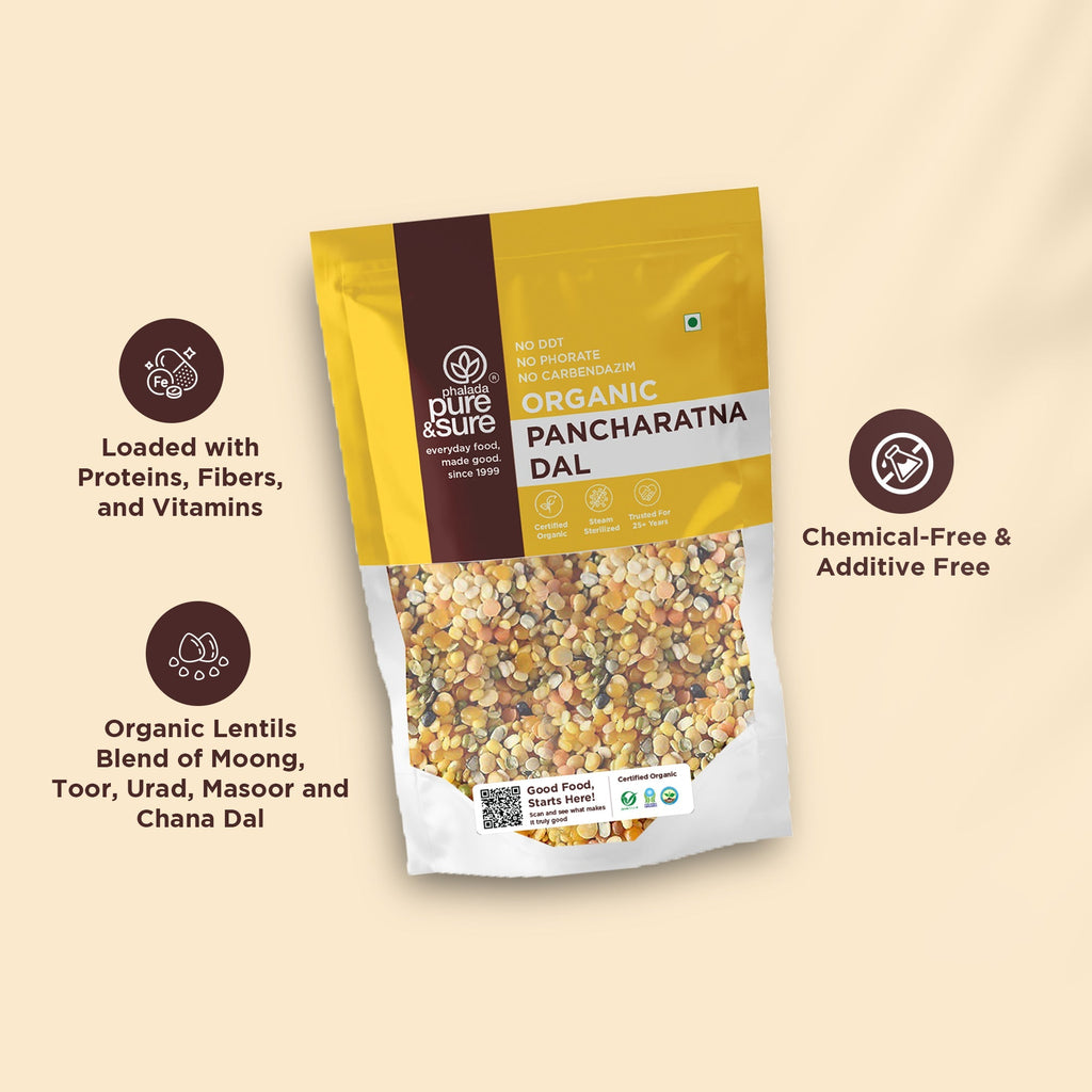 Pure & Sure Organic Pancharatna Dal - Distacart